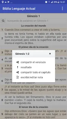 Biblia Lenguaje Actual android App screenshot 0