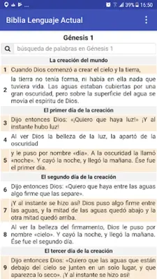 Biblia Lenguaje Actual android App screenshot 1